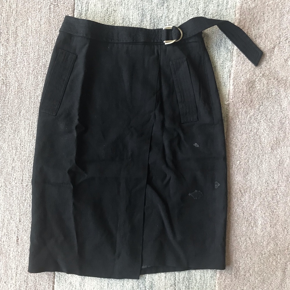 Reiss faux wrap skirt